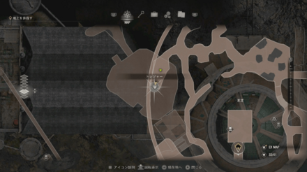 金塊（大）のマップ