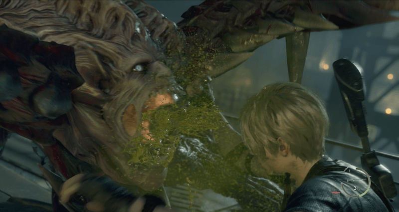 足の目玉破壊後に中央の目玉を攻撃