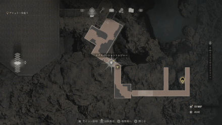 イエローダイヤモンドのマップ