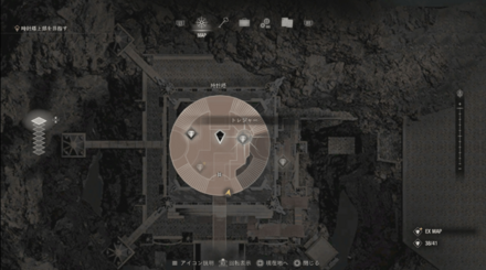 真珠とルビーの鏡のマップ