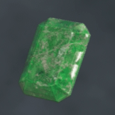 傷のついたエメラルド画像