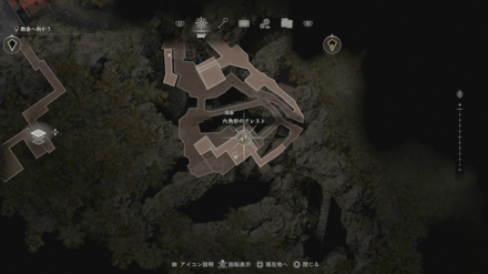 六角クレストのマップ