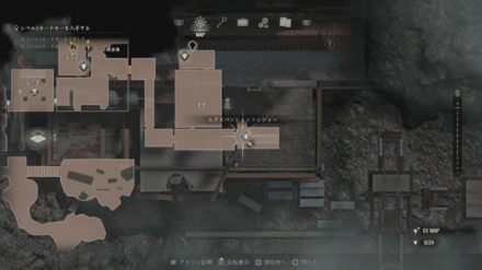 銀のトークンのマップ