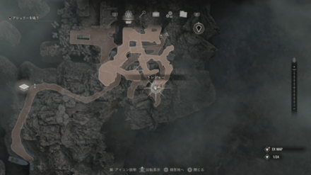 金の聖猫像のマップ