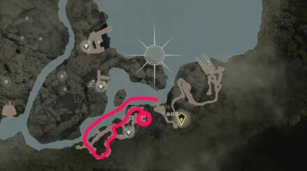 北東洞窟までの行き方