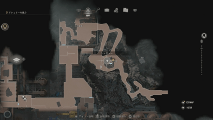 金塊（大）のマップ