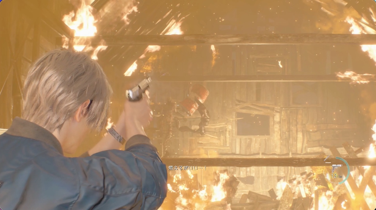 赤いドラム缶を爆発させて大ダメージ