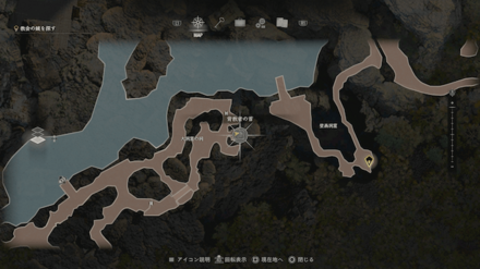 背教者の首のマップ