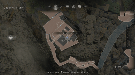 青いダイヤルのマップ