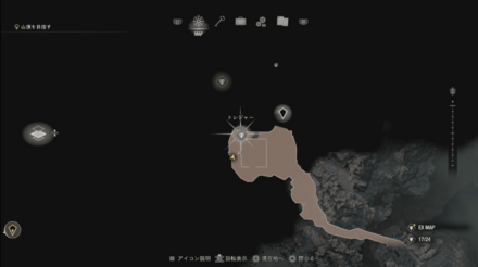 レッドベリルのマップ