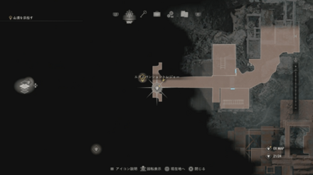 レッドベリルのマップ