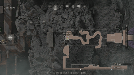 邪悪なる宝玉のマップ