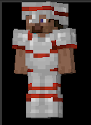 主人風の装飾のレッドストーン着色