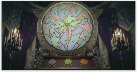 教会のガラス合わせ