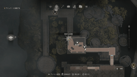 奇妙な石版Bのマップ