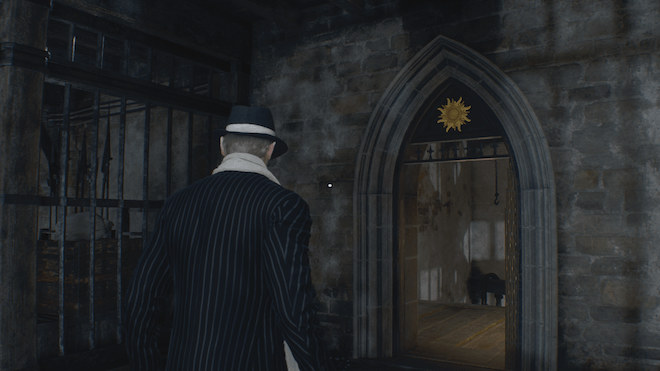 太陽の扉に入りそのまま下に降りる