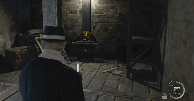 進んだ先でレバーを入れ替える