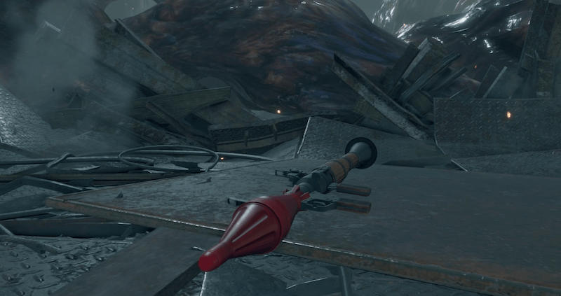 エイダが投げたロケランを打ち込んで終了