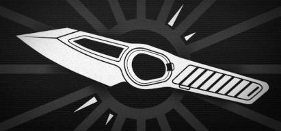 ナイフでトドメ