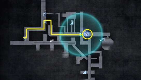 クラストゥルム水道のマップ