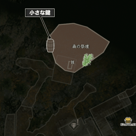 森の祭壇のマップ