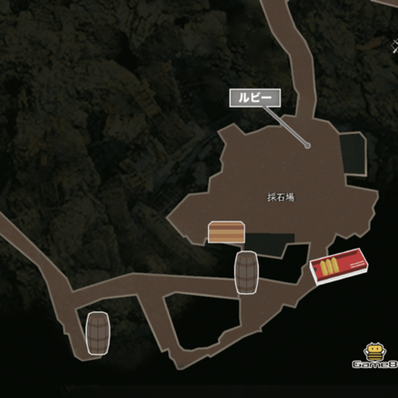 採石場のマップ