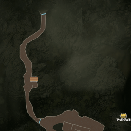 村長の家から中央広場のマップ