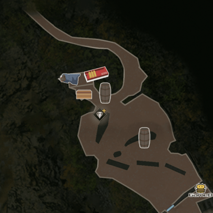 集会所から先のマップ