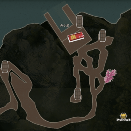 船小屋のマップ