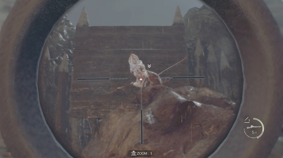 ダウン中はスナイパーライフルでの攻撃が有効