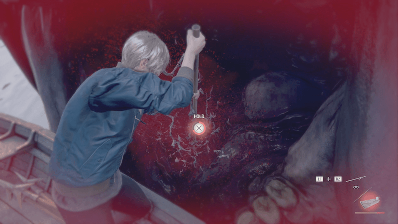 食べられそうになったら連打orホールドで脱出