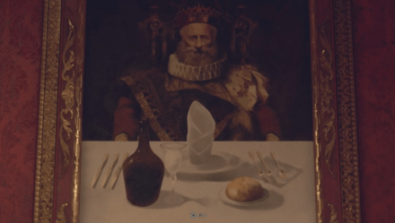 レオンが座る席の物