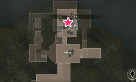 チャプター7の貴族人形マップ