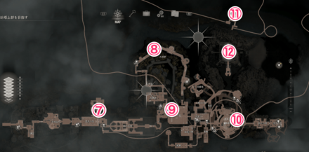 古城の貴族人形の場所一覧