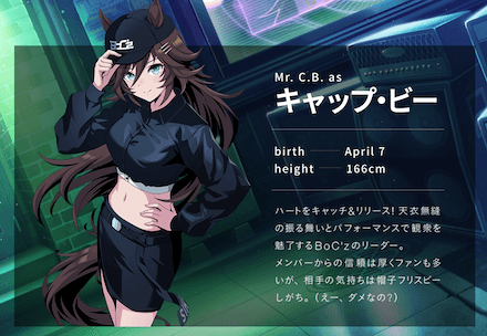 ミスターシービー／キャップ・ビー