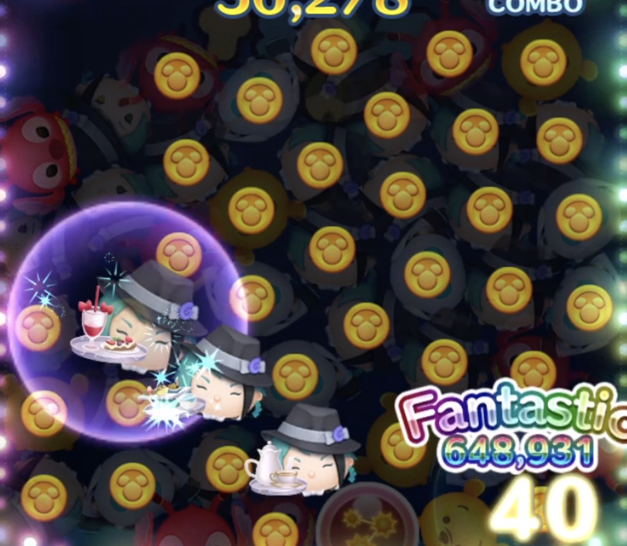 高得点ヴィジョンは周りのツムも消す