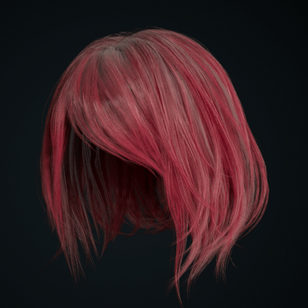 ヘアカラー（レッド）画像