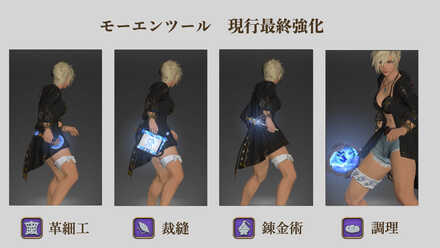 革細工　裁縫　錬金術　調理