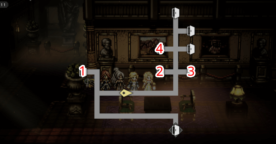 大劇場 -楽屋- 宝箱 位置