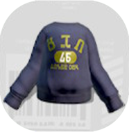 カレッジスウェットネイビー画像