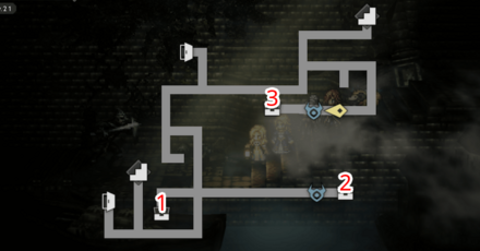 ヘルミニア邸地下 宝箱 位置