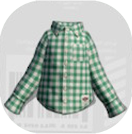 ギンガムチェックミドリ画像