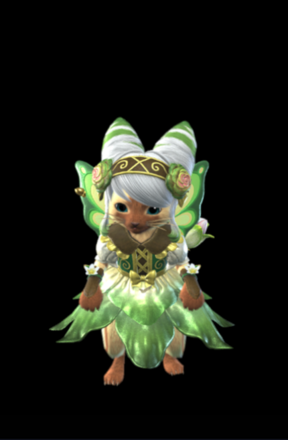 アイルーののフェアリ装備