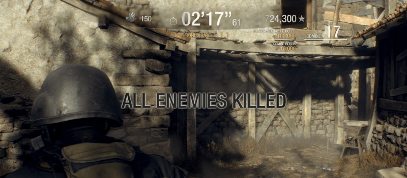 敵は150体まで出現する