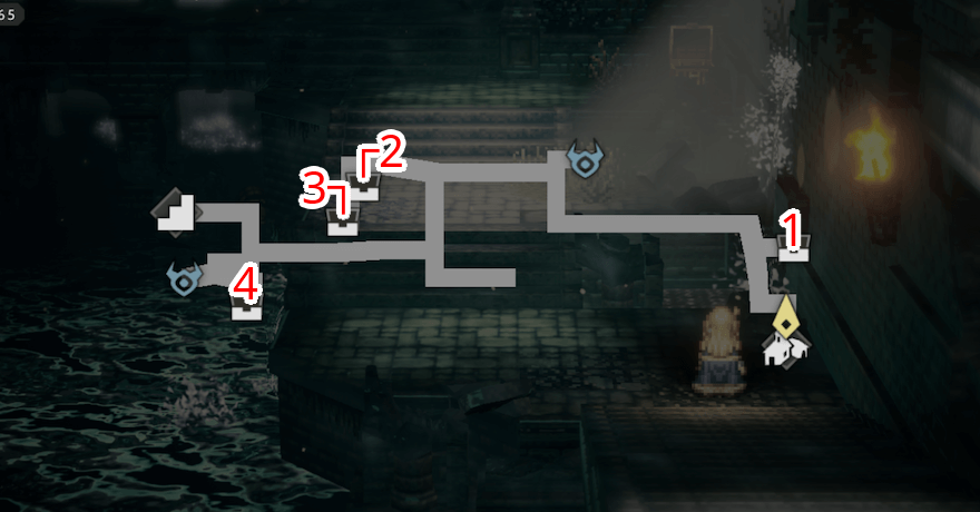 グランポート地下水道 宝箱 位置