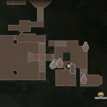 謁見の間の先のマップ