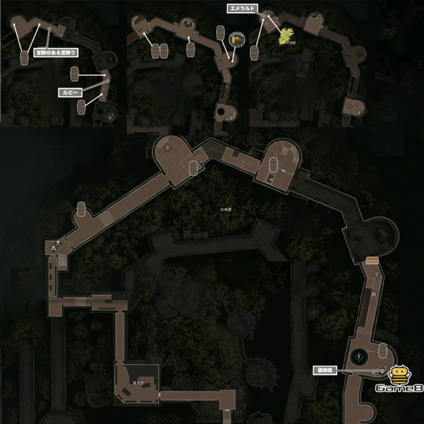 大城壁のマップ