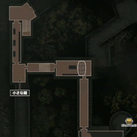 製本室の先のマップ