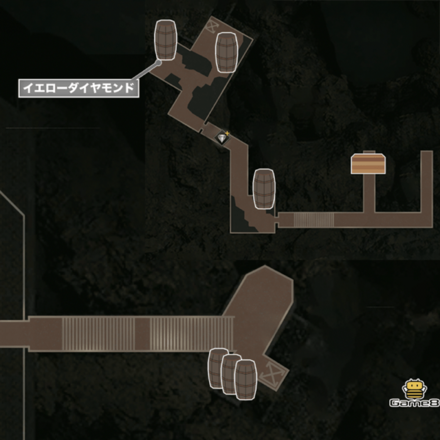 いにしえの祭壇の先のマップ