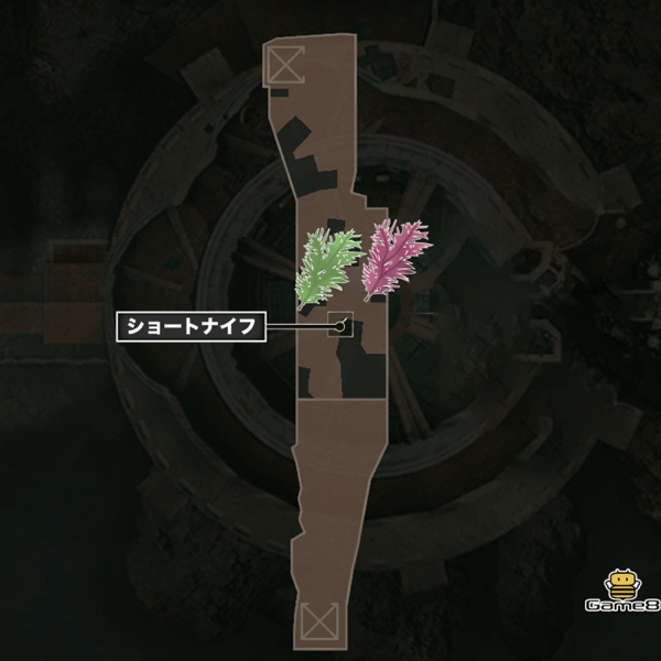 クラウザーの登場場のマップ